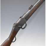 Enfield Martini-Henry Mark II .577/450 2-band carbine rifle with lock stamped 'VR Enfield 1876