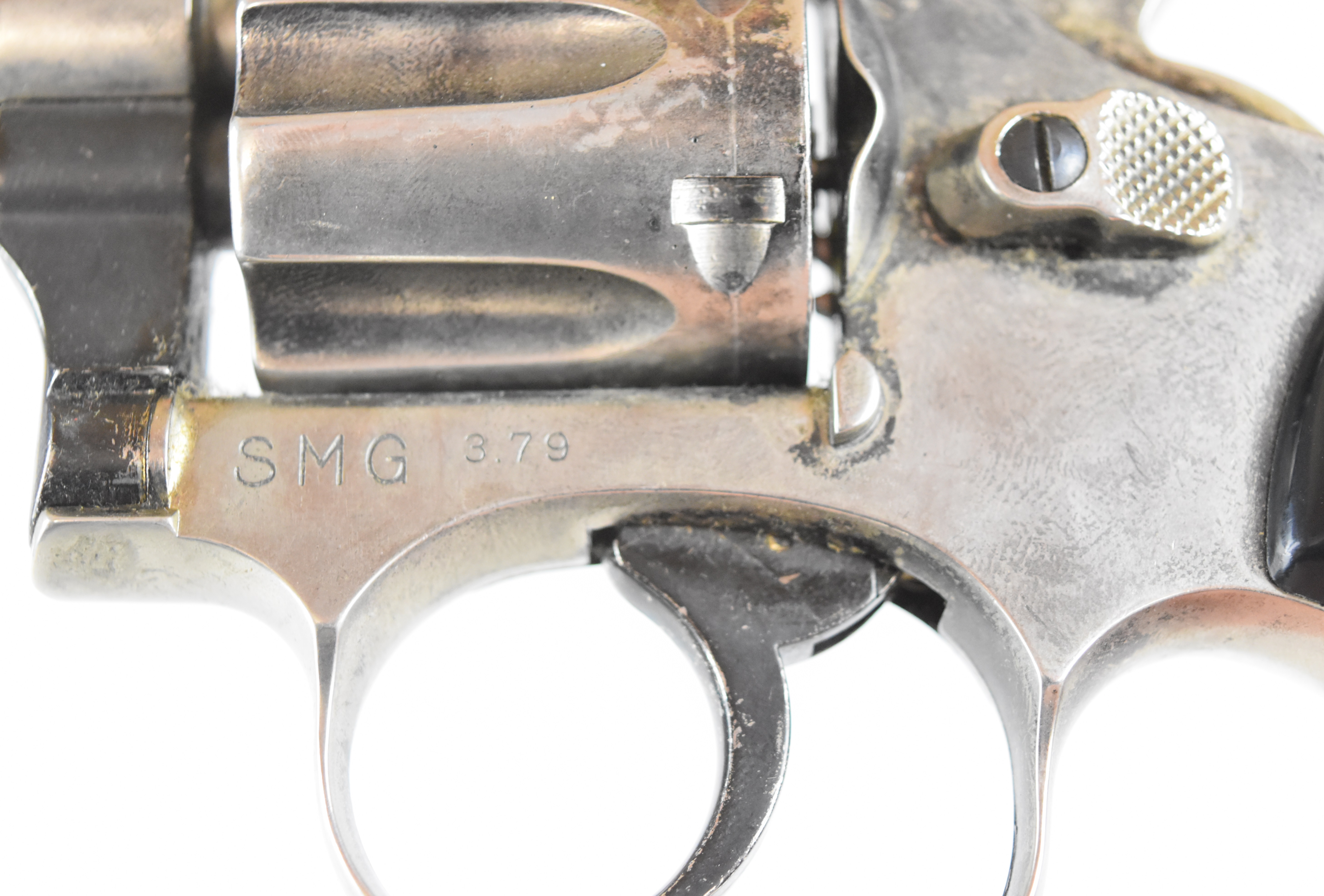 Kokusai Smith & Wesson .38 Special CTG style six shot double-action blank firing revolver with - Image 14 of 16