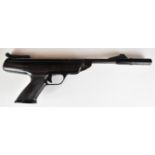 BSA Scorpion .177 target air pistol with shaped and chequered composite grip and adjustable