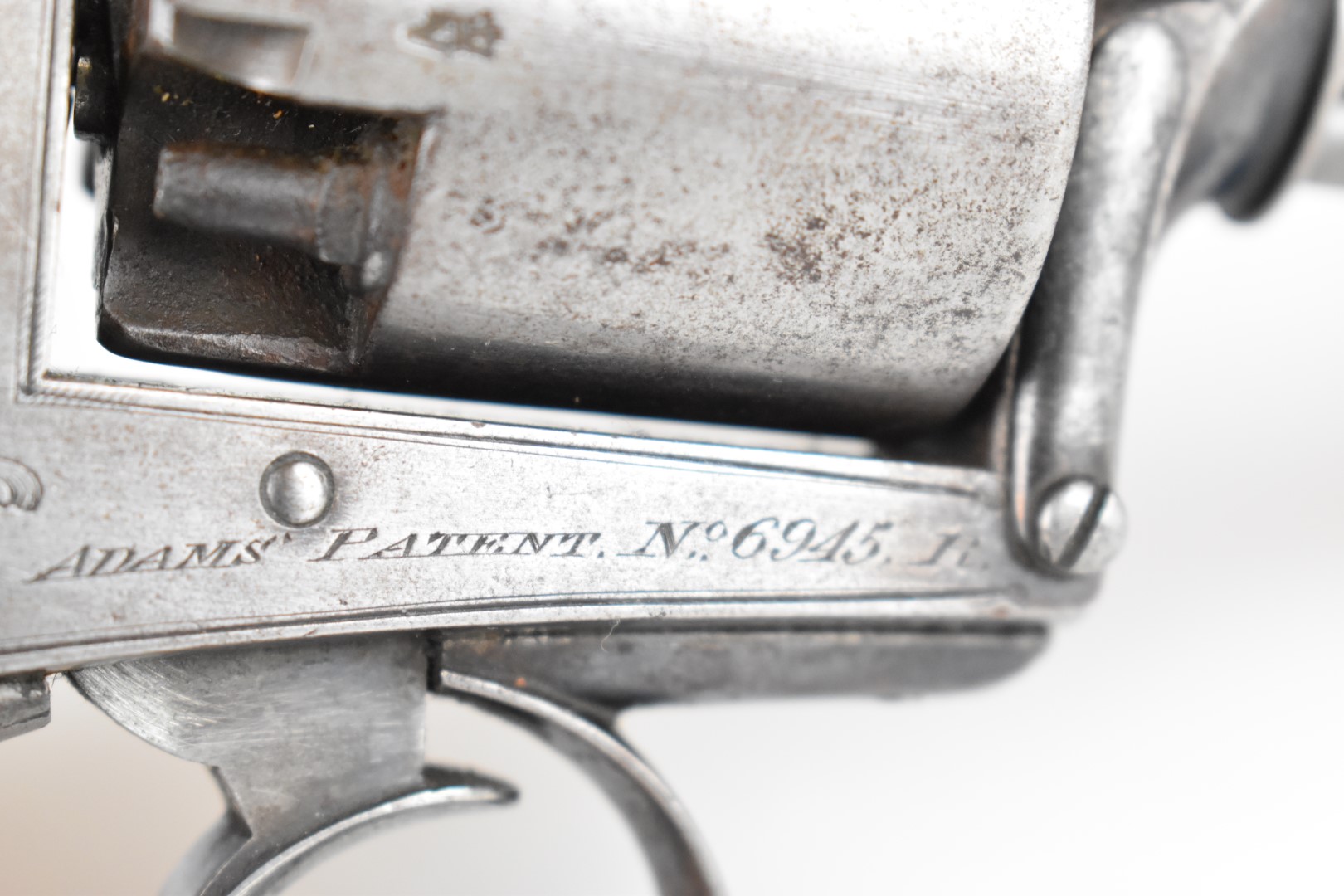 Deane Adams and Deane 54 bore five-shot semi-hammerless revolver with engraved trigger guard and - Bild 11 aus 19