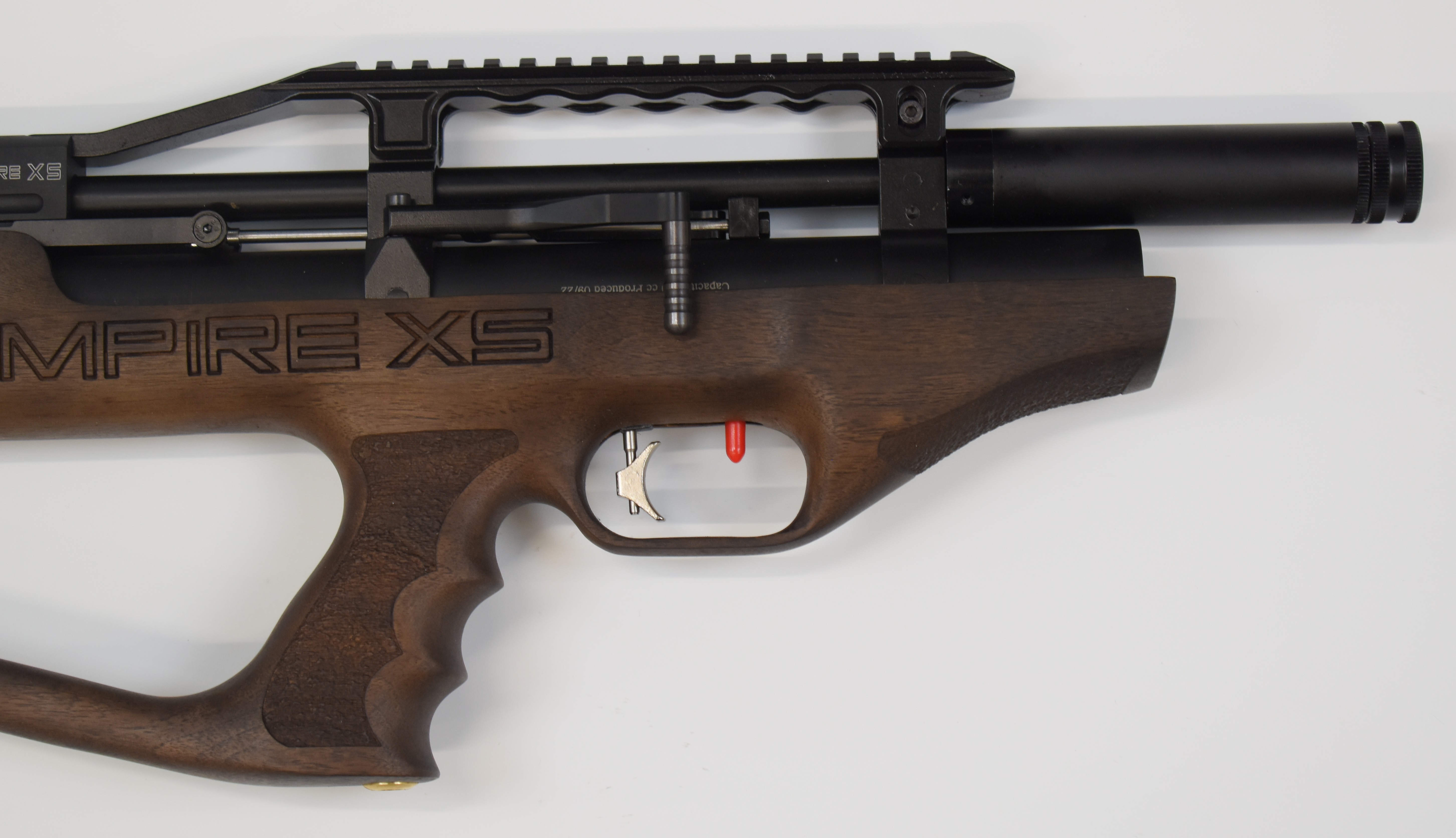 Kral Puncher Empire XS .177 PCP carbine air rifle with textured pistol grip, two 14-shot magazines - Image 4 of 9