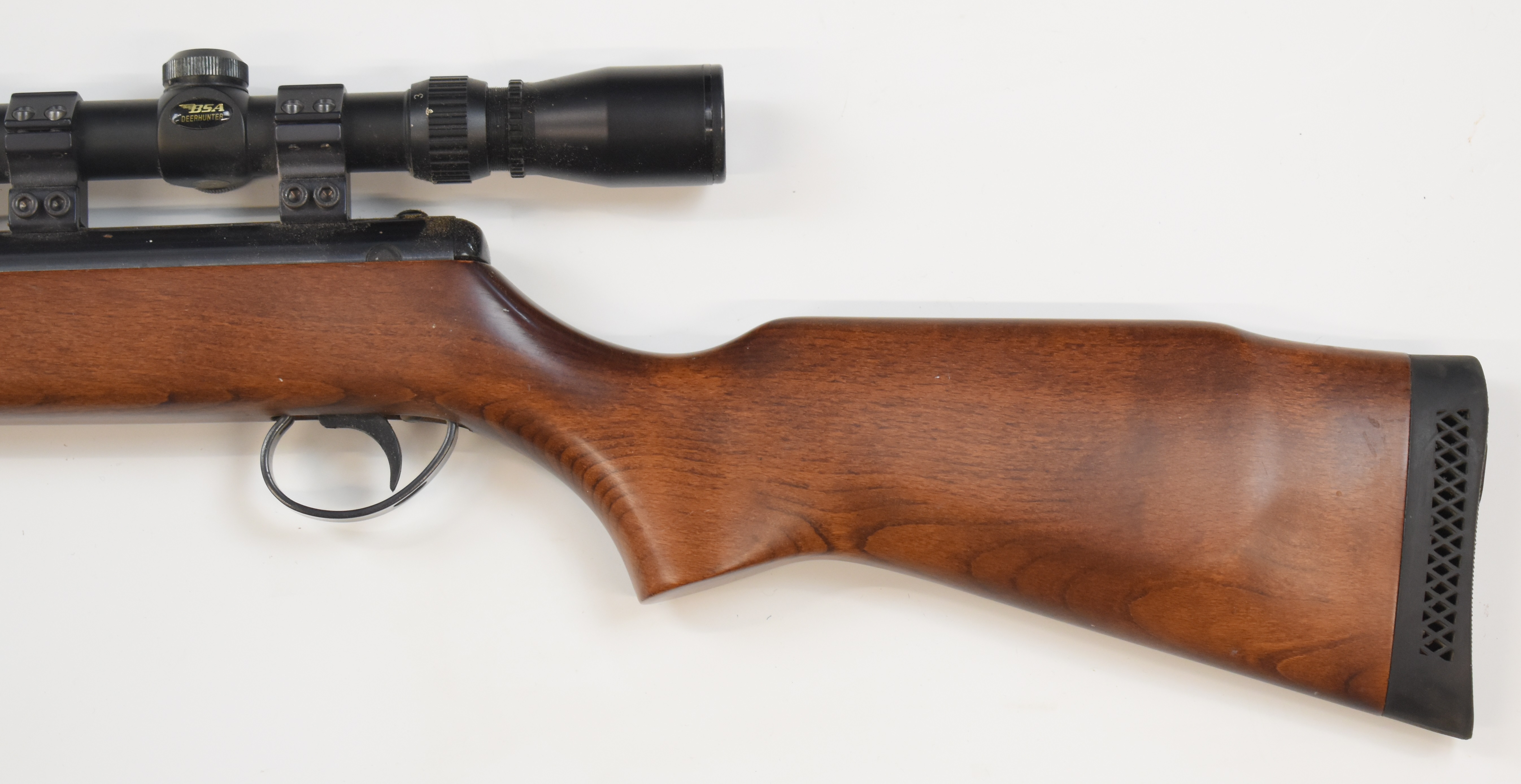 BSA Supersport .22 air rifle with semi-pistol grip, raised cheek piece, adjustable trigger and BSA - Image 7 of 9