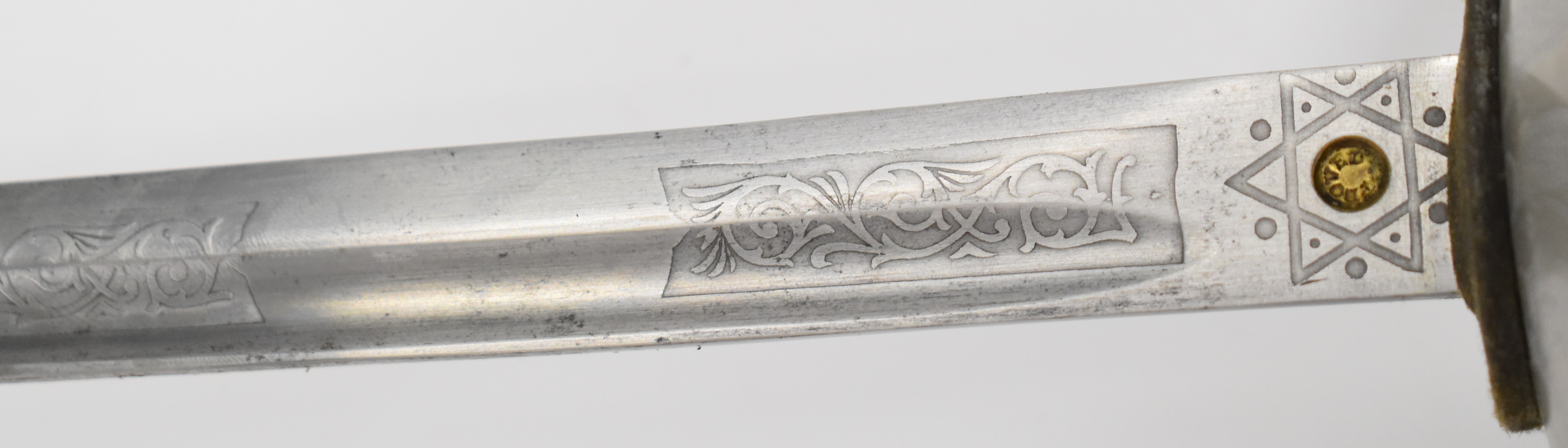 British Army 1912 pattern Cavalry officer's sword with decorated bowl guard, Humphreys & Crook, - Image 6 of 8