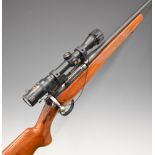 BSA Lee-Enfield No.4 Mk.I Long Branch .303 rifle dated 1942 with chequered semi-pistol grip and