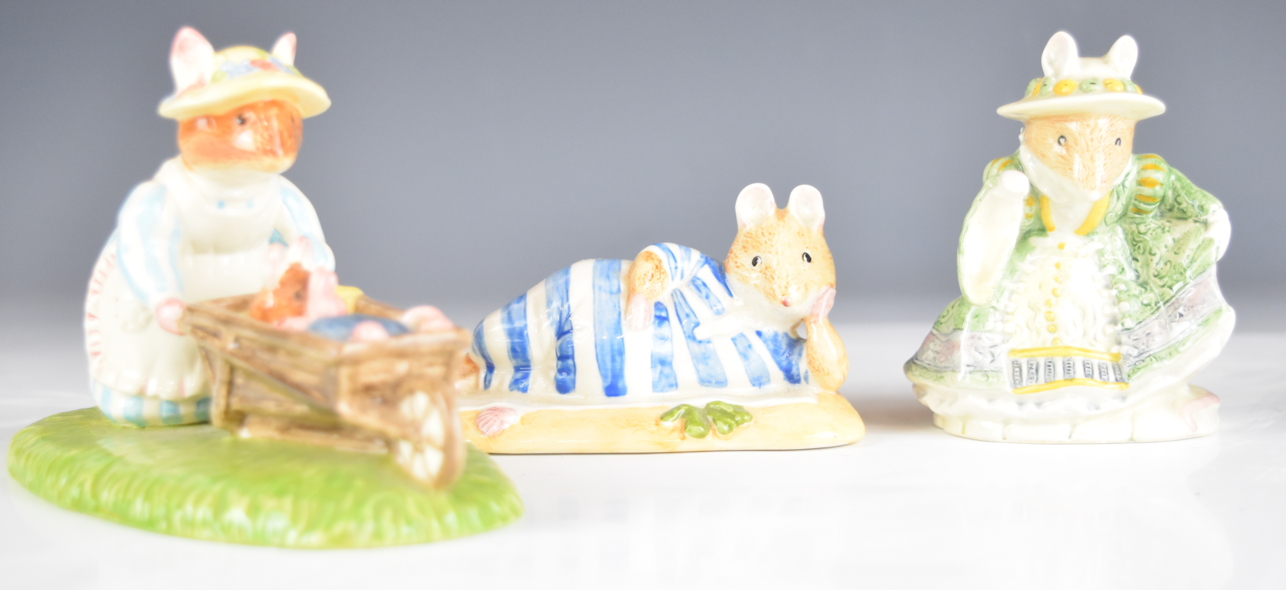 Royal Doulton and Royal Albert Brambly Hedge and Beatrix Potter figures comprising Primrose, Wilfred - Image 5 of 16