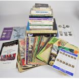 Collection of approximately 40 military reference books and magazines including German Identity