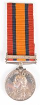 Queen's South Africa Medal with clasp for Natal named to Leader P Henderson, Imperial Nursing Corps