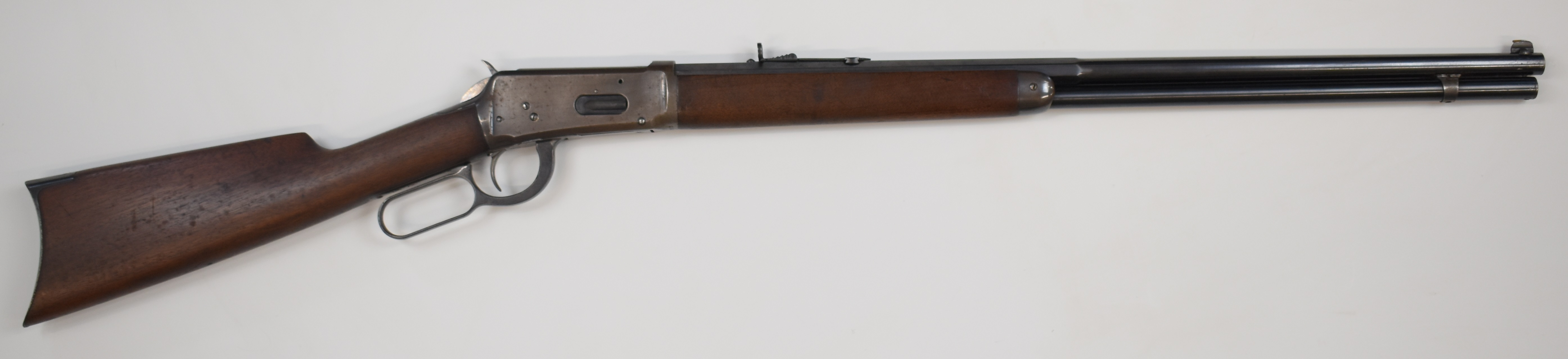 Winchester Model 1894 .32-40 underlever repeating rifle with adjustable Marbles Gladstone USA - Image 12 of 20