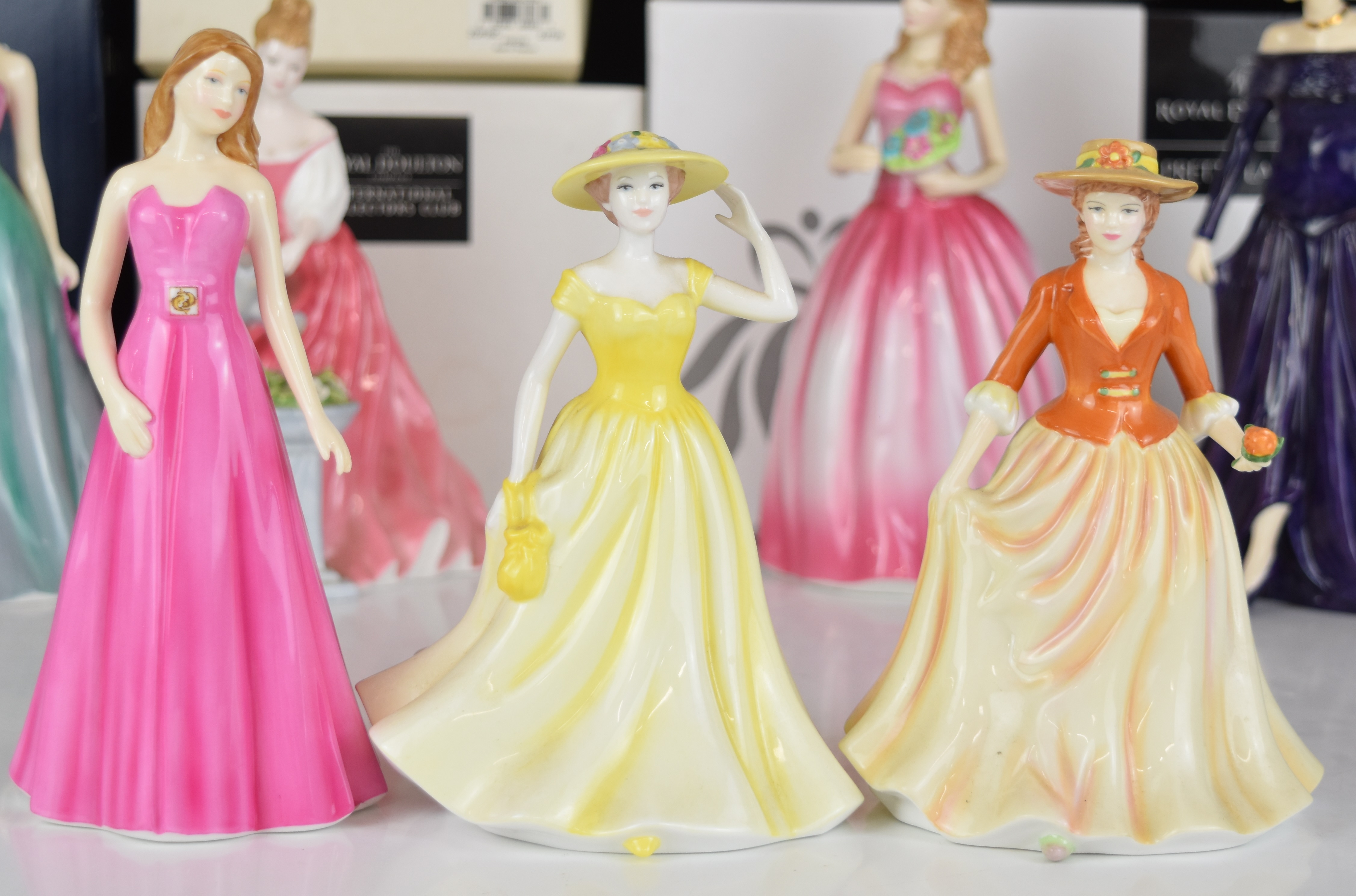 Seven Royal Doulton figurines including Diana Princess of Wales, Sandra, Jessica, Pieces and - Image 9 of 14