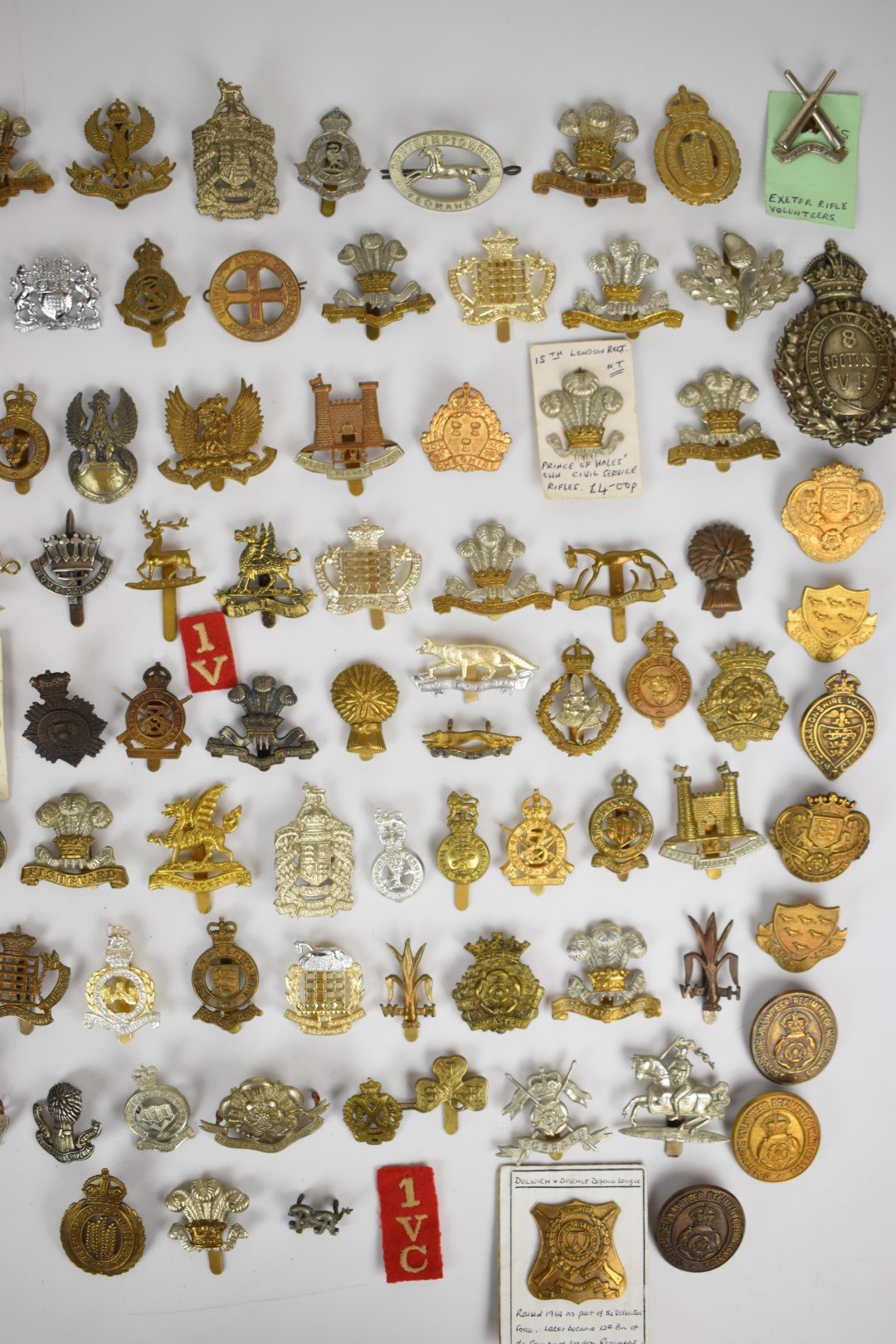 Collection of approximately 100 Yeomanry and Volunteer badges including Essex Yeomanry, Fife and - Image 3 of 3