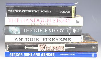 [Shooting] Six firearm / weapon reference books comprising Weapons Of The WW2 Tommy by Gordon, The