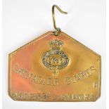 Grenadier Guards Burningham plaque