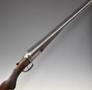 George Edward Lewis & Sons 12 bore side by side ejector shotgun with named and engraved locks,