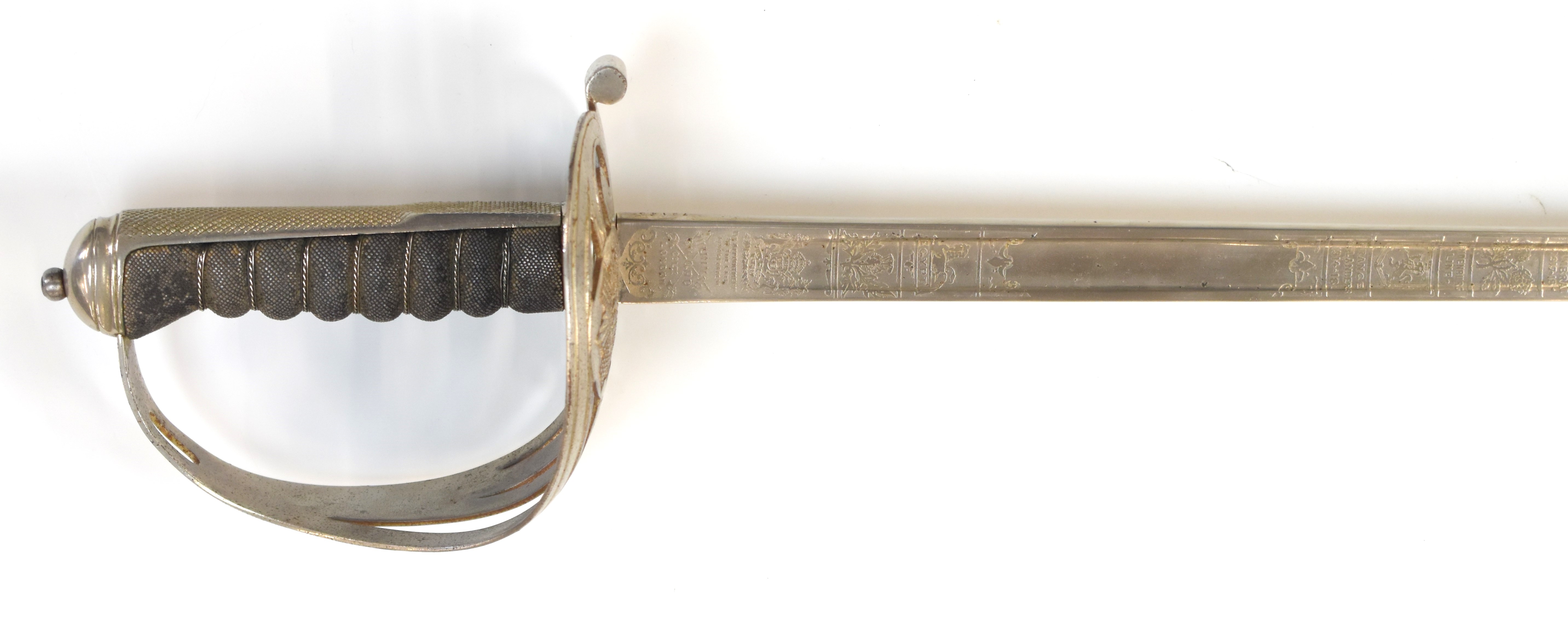 British Army 1854 pattern Scots Guard Foot Guards officer's sword by Wilkinson, number 72148, the - Image 9 of 16