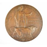 WW1 Memorial Plaque / Death Penny for George Doody