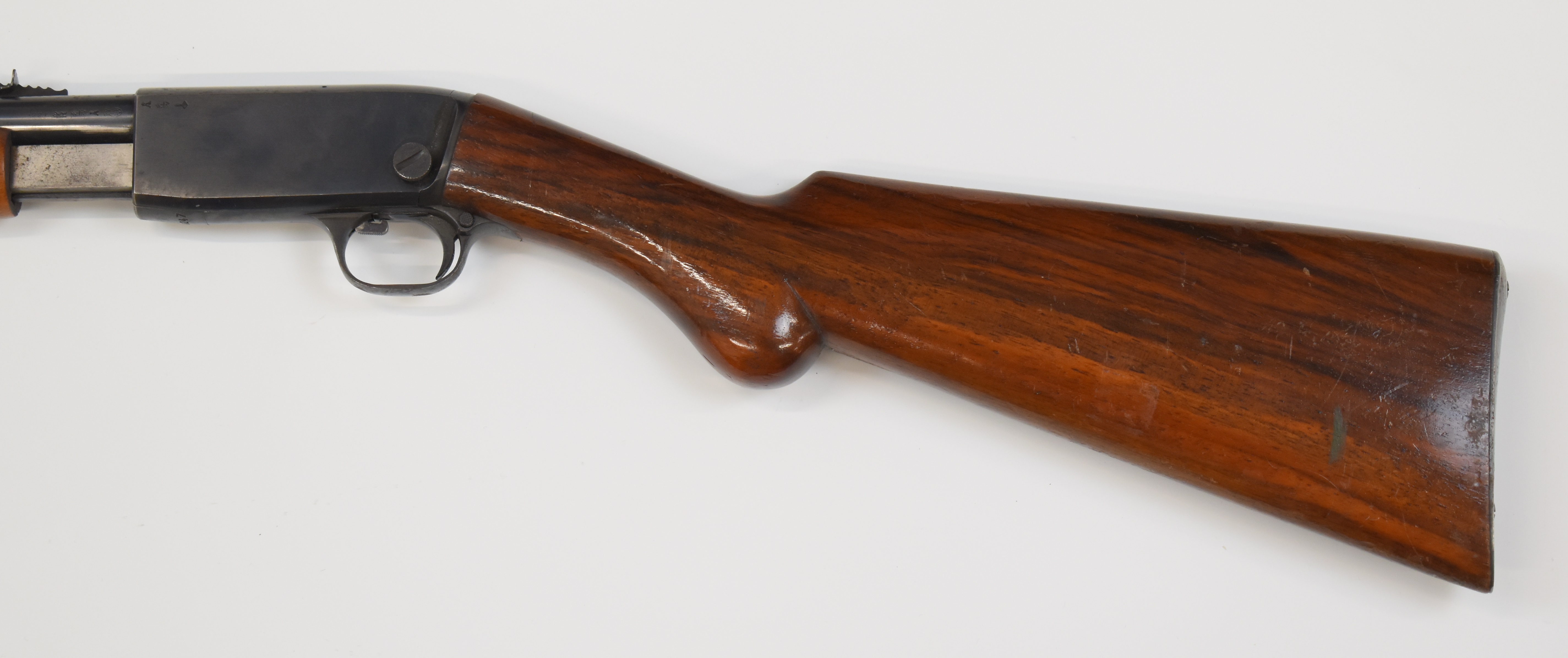 Browning .22 pump-action rifle with semi-pistol grip, adjustable sights and 21.5 inch barrel, - Image 7 of 9
