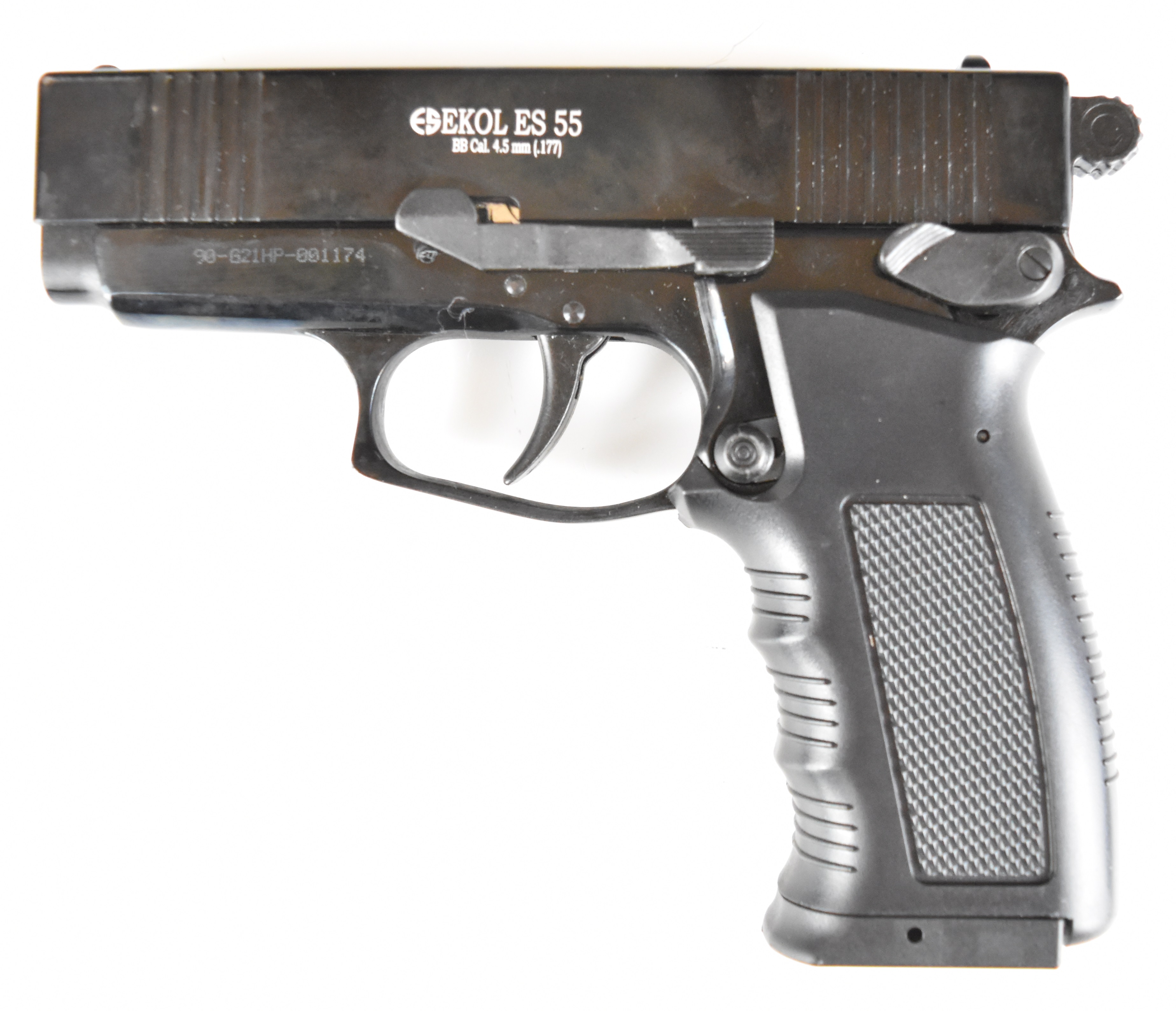 Ekol ES 55 .177 CO2 air pistol with chequered composite grips and fixed sights, serial number 90- - Image 3 of 15