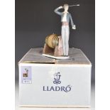 Lladro figure 'The Wine Taster', boxed, height 35cm