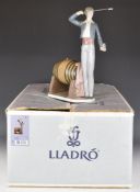 Lladro figure 'The Wine Taster', boxed, height 35cm
