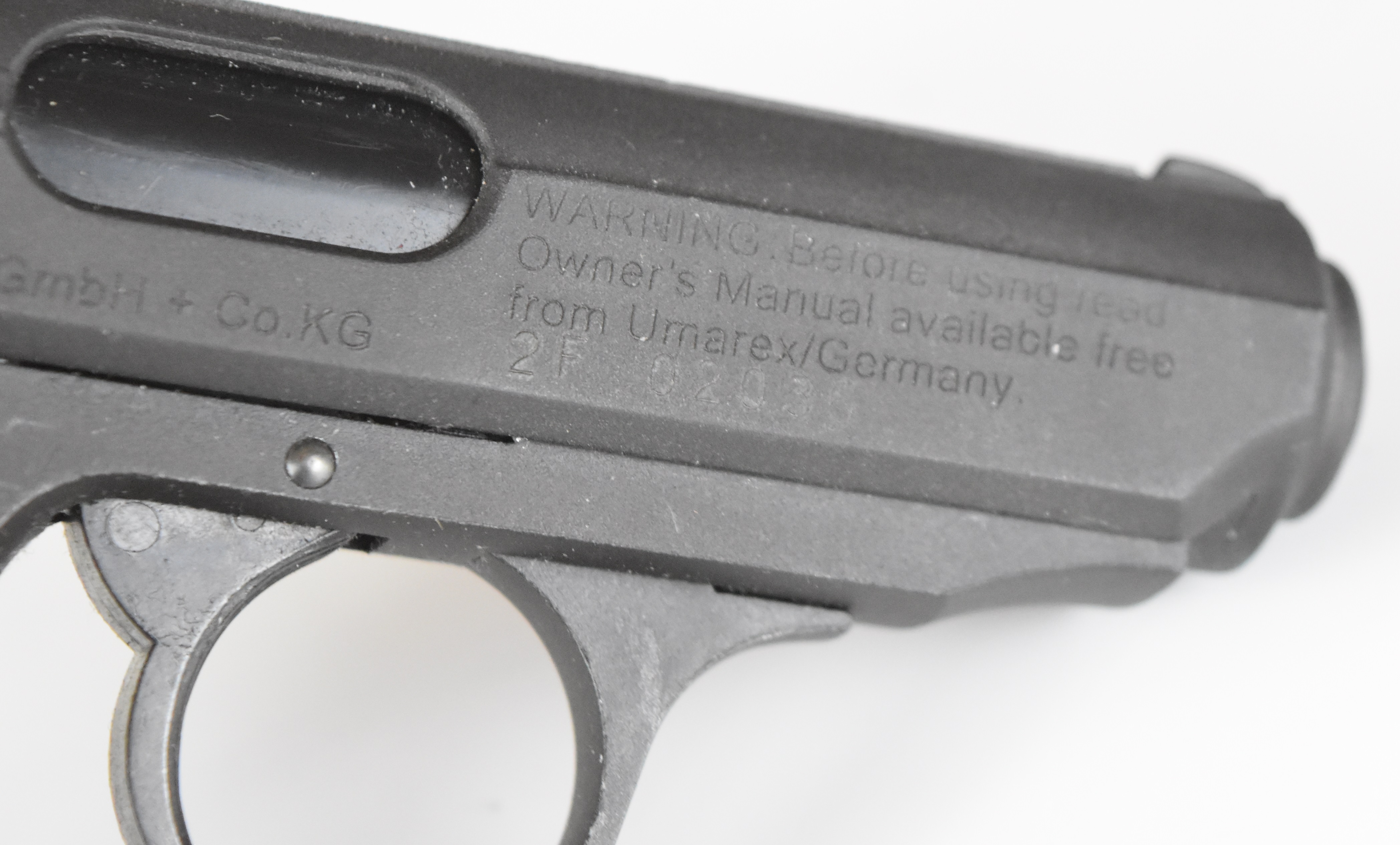Umarex Walther PPK/S .177 CO2  air pistol with textured composite grips and fixed sights, serial - Image 8 of 13