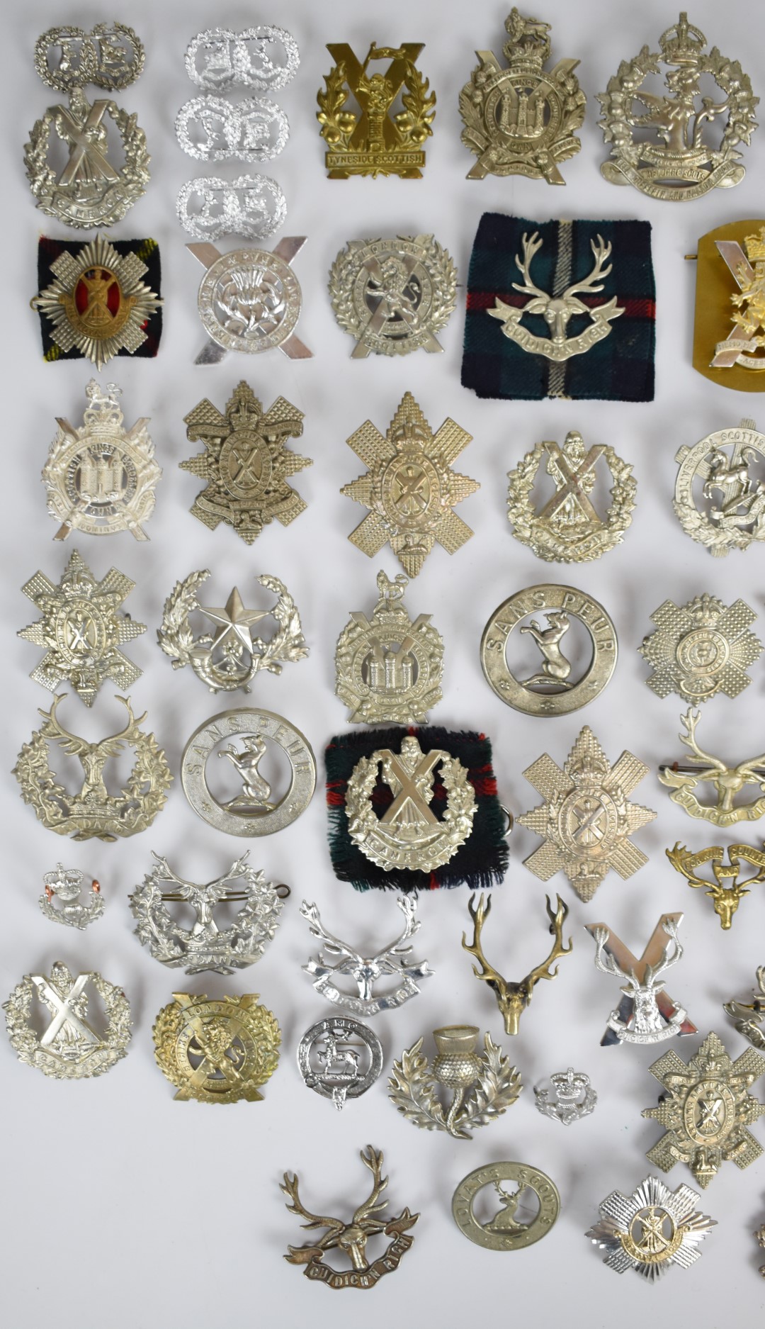Collection of approximately 60 British Army Scottish Regiment badges including Royal Scots Guards, - Image 2 of 6