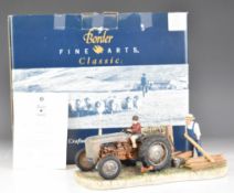 Border Fine Arts Classic Society tractor tableau 'Golden Memories', boxed with certificate, height