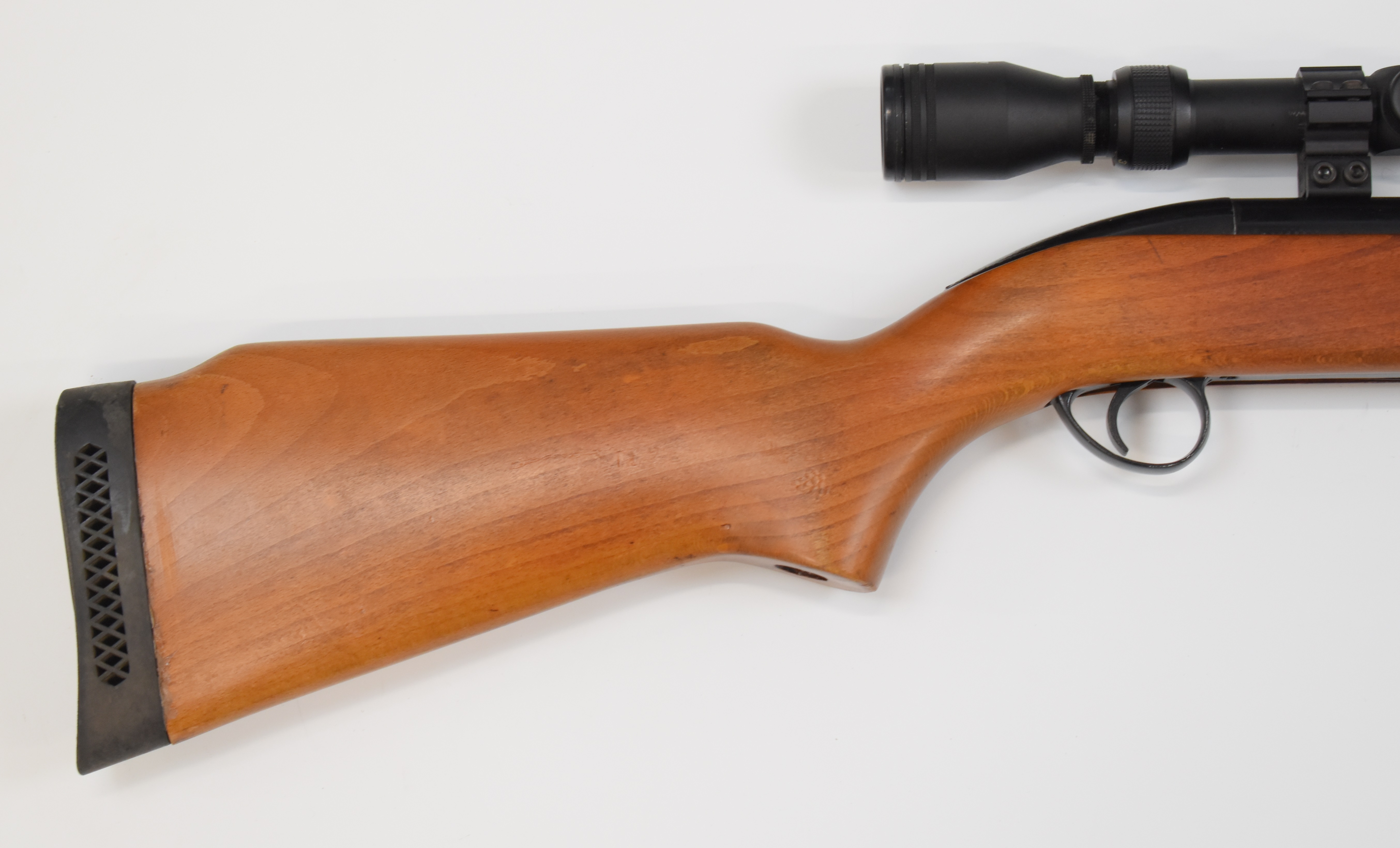 BSA Airsporter .22 under-lever air rifle with semi-pistol grip and Webley 3-9x40 scope, serial - Image 3 of 9