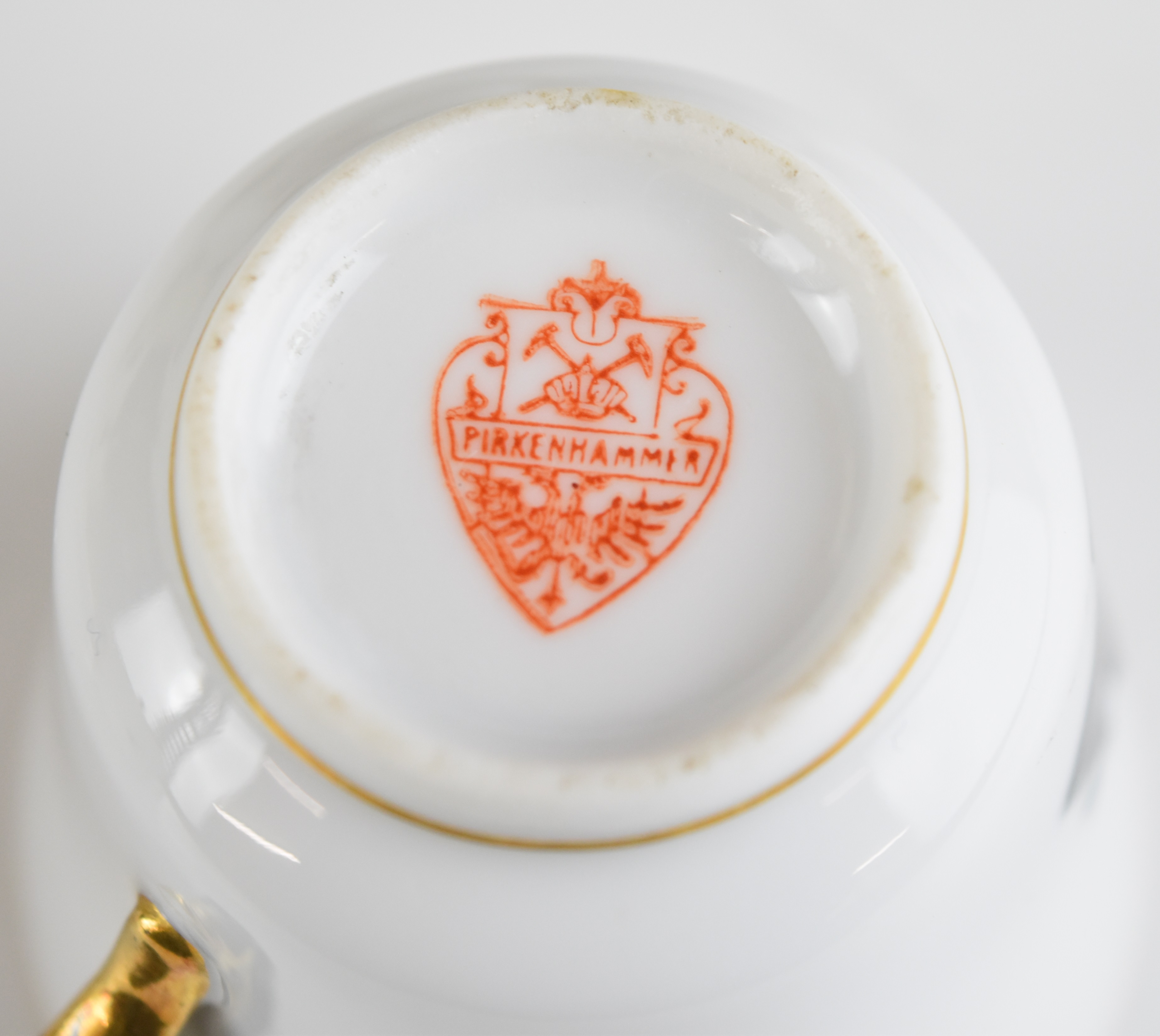 Pirkenhammer porcelain silhouette coffee ware, Herend, Spode and Staffordshire ware etc, tallest - Image 4 of 10