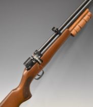 Chinese Qujiong .177 under-lever air rifle with 12-shot magazine and adjustable sights, NVSN.