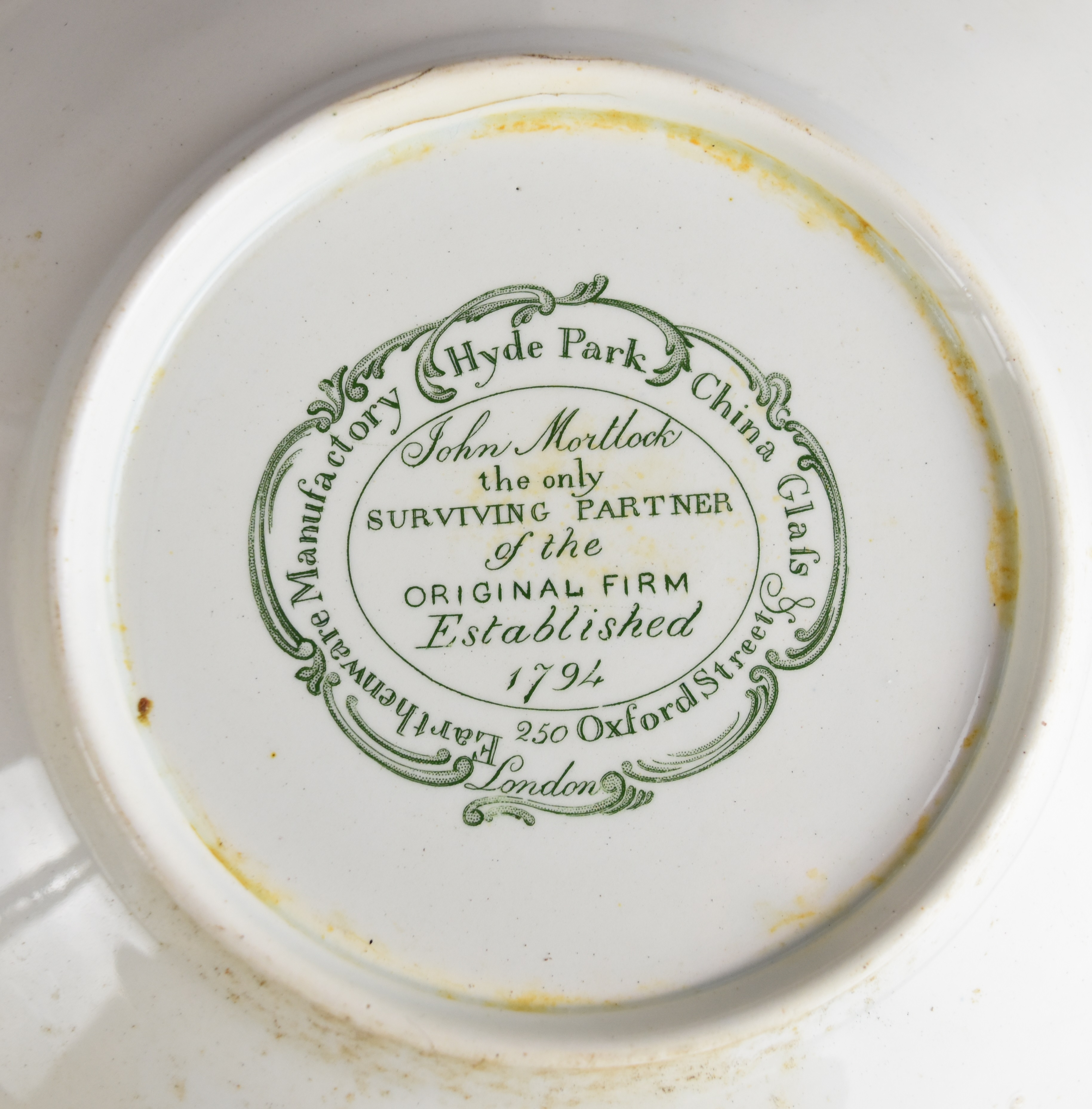 John Mortlock and Chamberlains Worcester plates and dishes with decoration of Montpellier - Image 7 of 7
