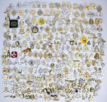 Collection of approximately 300 British Forces anodised cap badges across all arms including