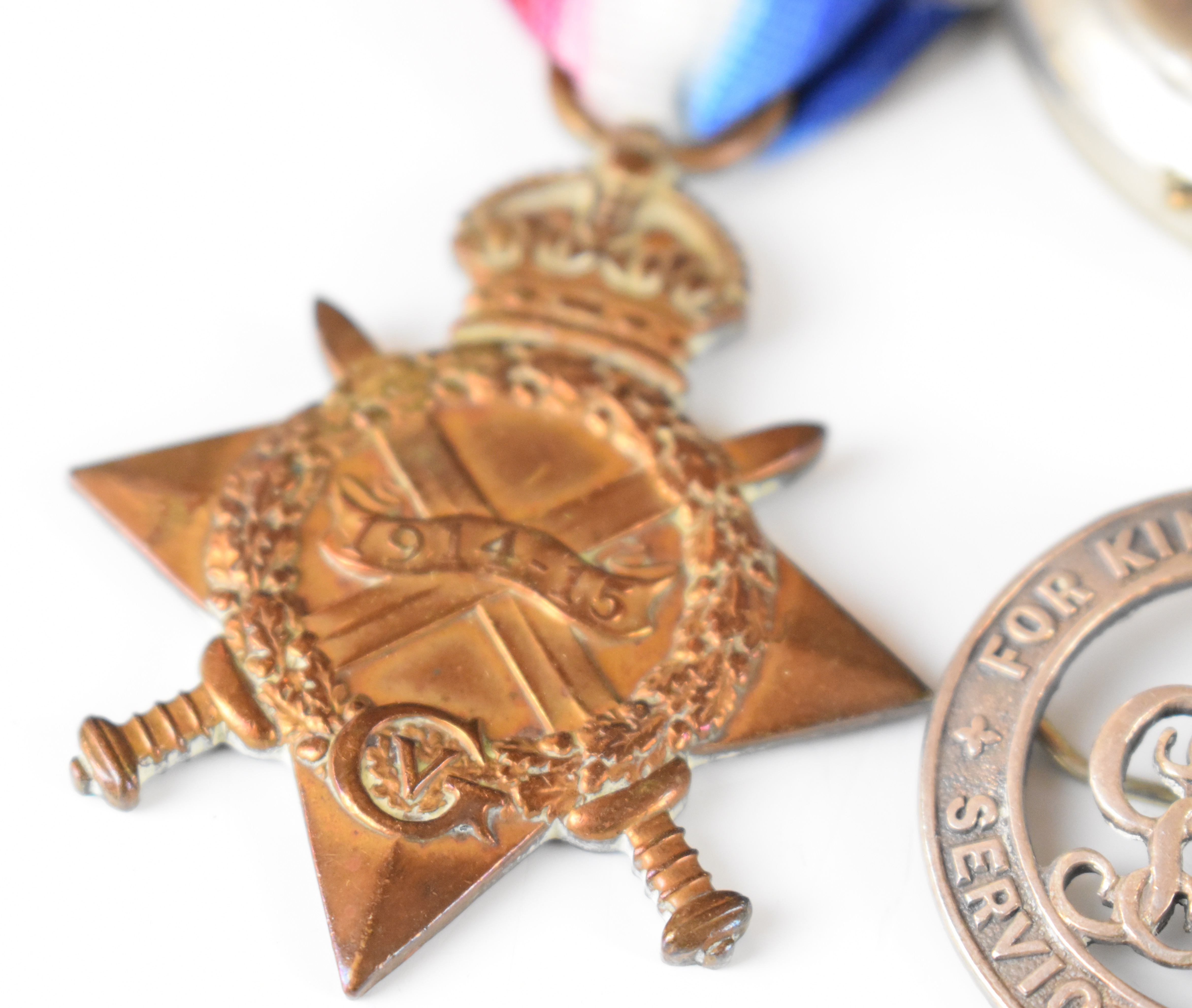 South Africa WW1 1914/1915 Star named to Burger N G C Pretorius, Carolina Kommando, WW1 War Medal - Image 3 of 8