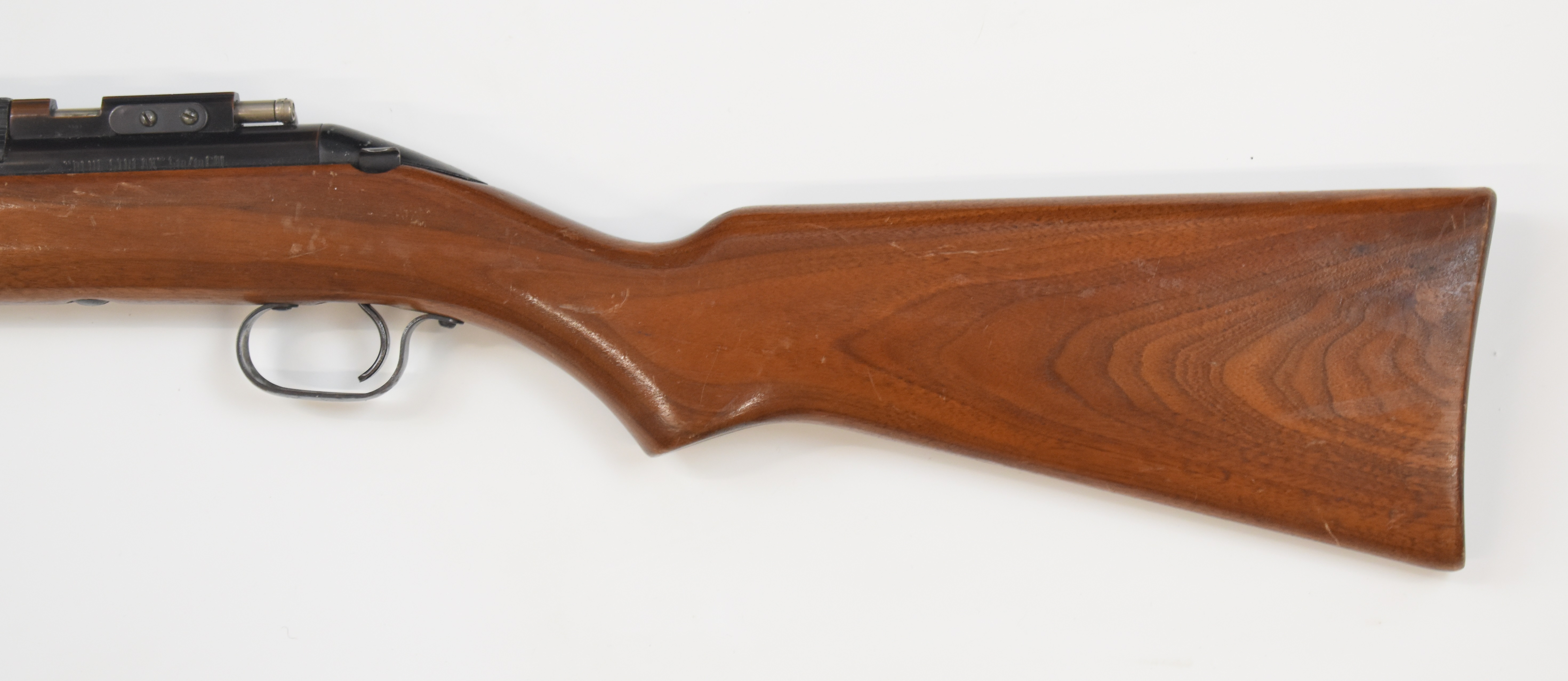 Sheridan Blue Streak .20 bolt-action air rifle with wooden semi-pistol grip and forend and - Image 7 of 8