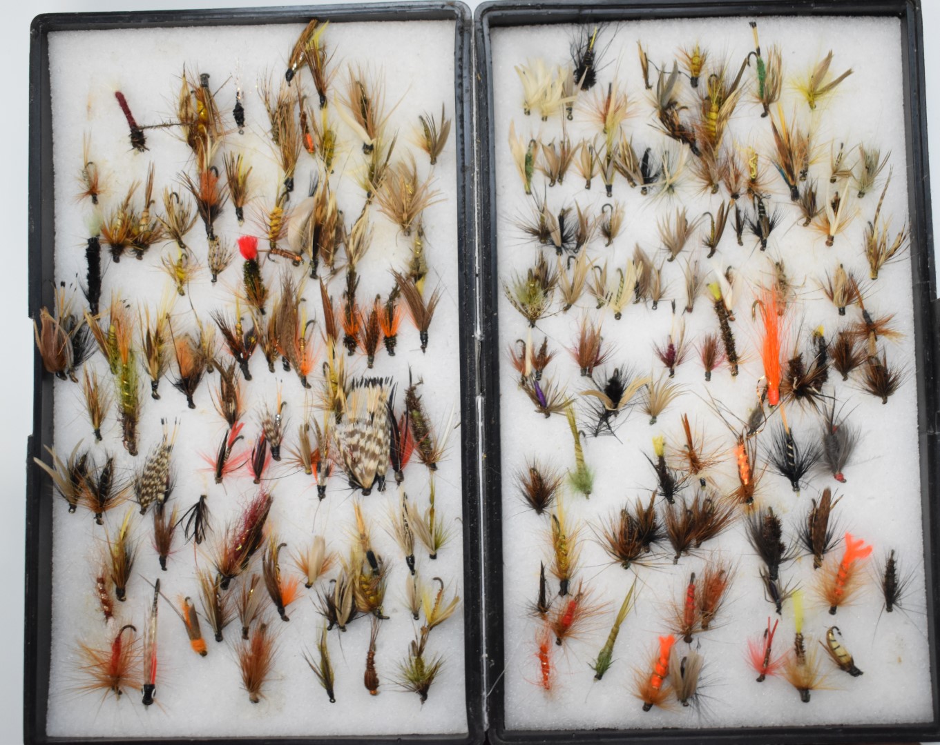 Five fly fishing cases / boxes including a Wheatley, most trout / sea trout including wet, dry, - Image 7 of 7
