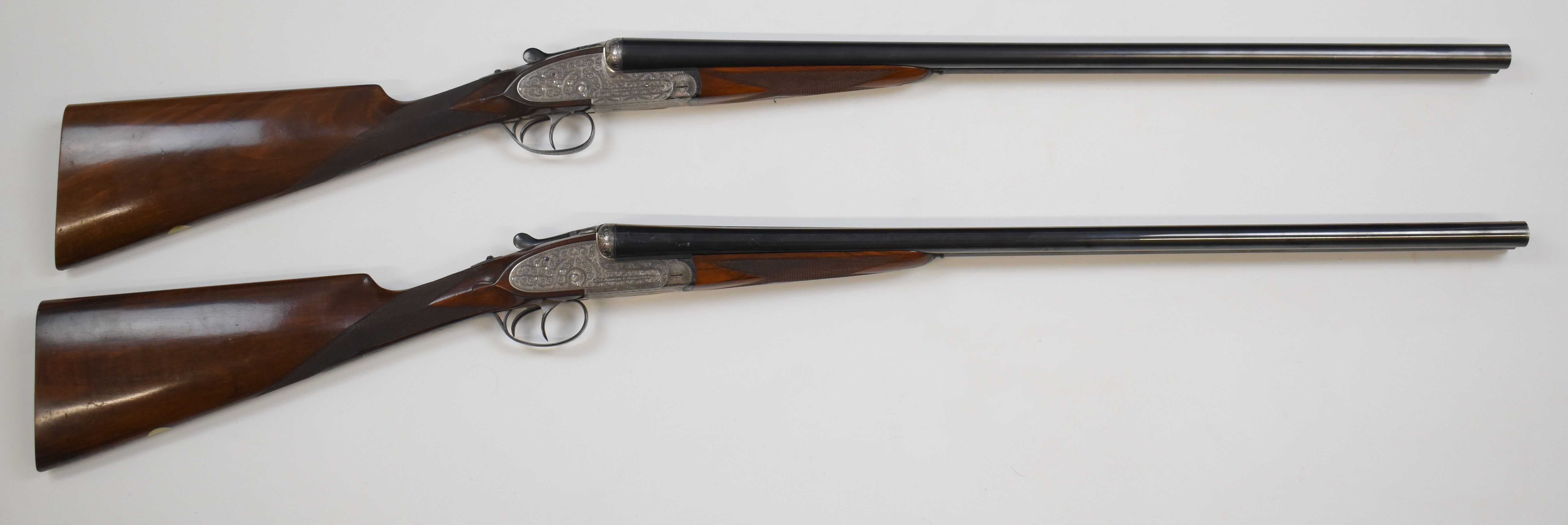 Pair of AYA No 2 12 bore sidelock side by side ejector shotguns each with hand detachable locks, all - Image 2 of 30