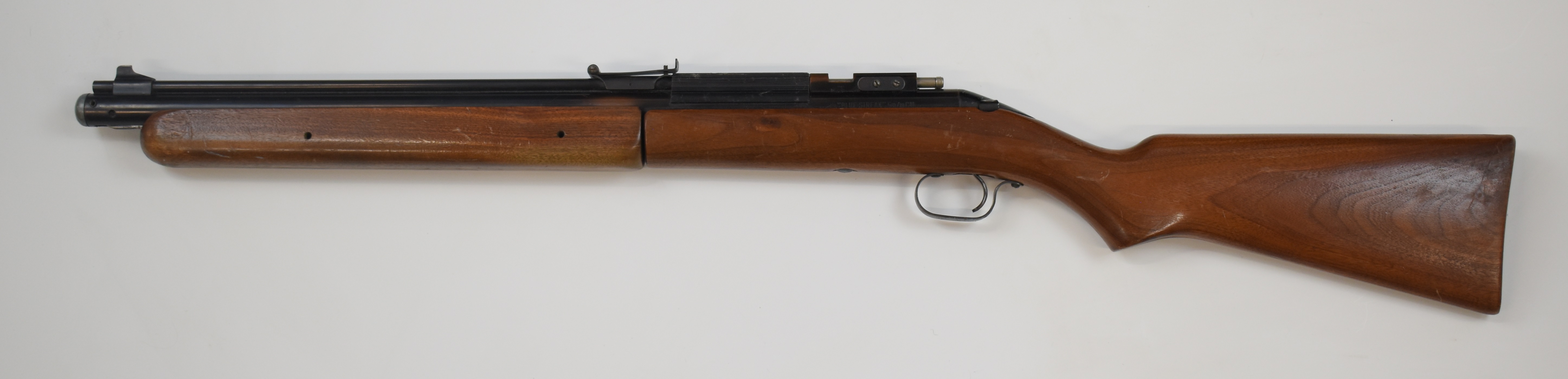 Sheridan Blue Streak .20 bolt-action air rifle with wooden semi-pistol grip and forend and - Image 6 of 8