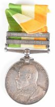 King's South Africa Medal with clasps for South Africa 1901 and 1902 named to 2960 Sgt G Wilson,