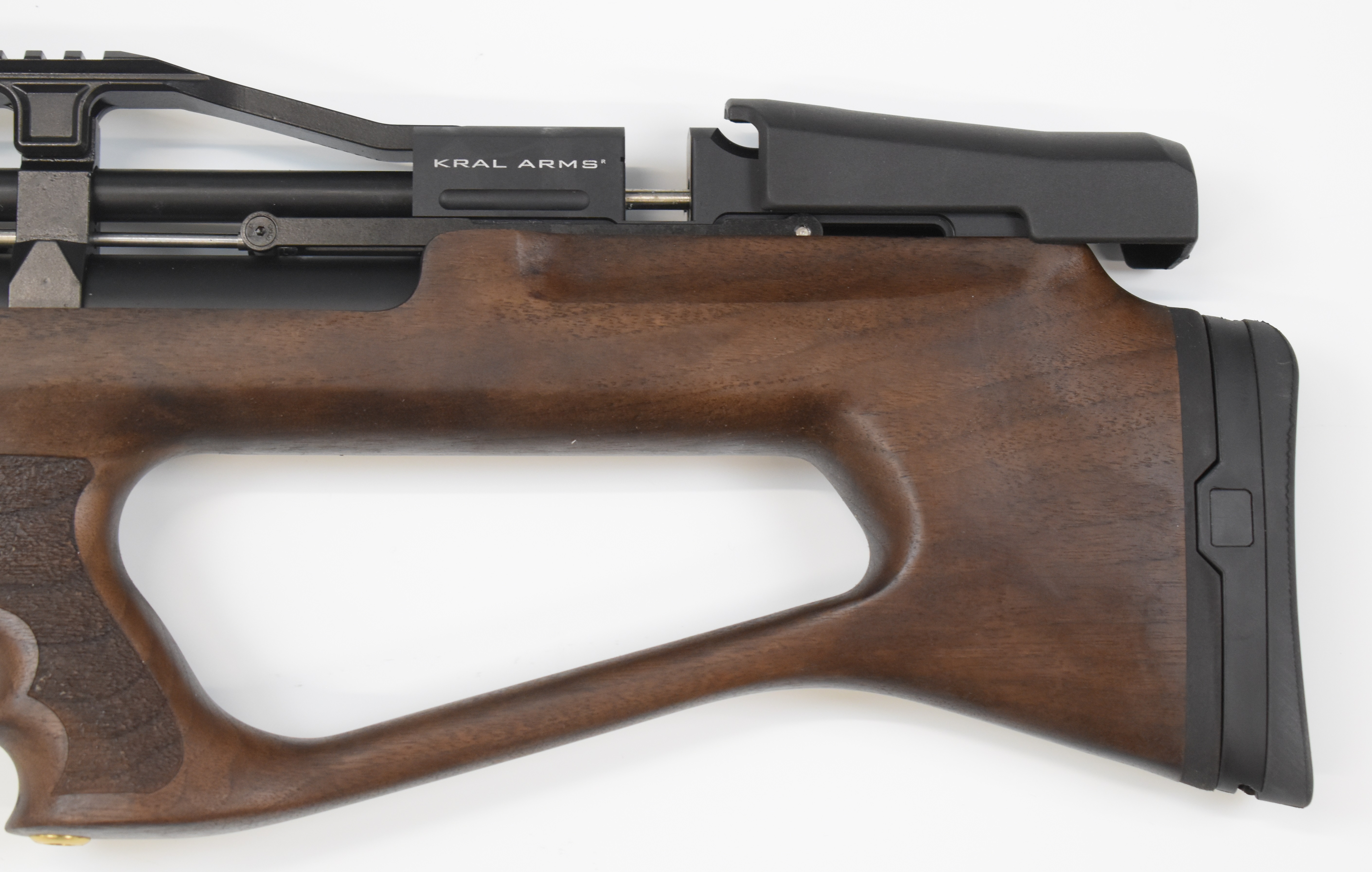 Kral Puncher Empire XS .22 PCP carbine air rifle with textured pistol grip, two 14-shot magazines - Image 7 of 9