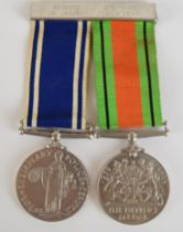 Police Long Service and Good Conduct Medal 1951 named to Constable B J Allen, together with his
