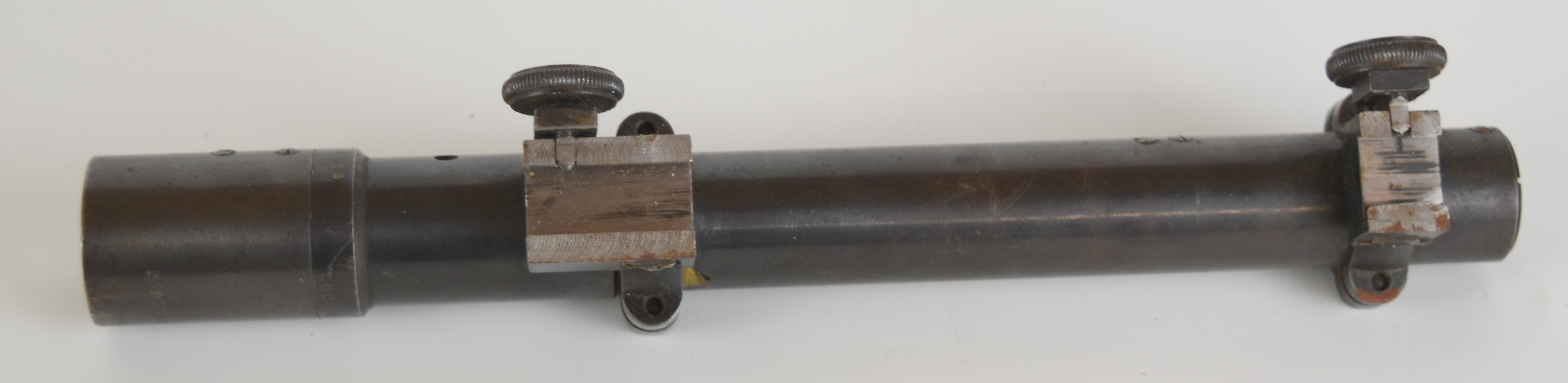 WW2 MHR Co M45 sniper rifle scope marked 'Telescope M45 No 1294 M.H.R. Co 1943 - RJD' with Parker- - Image 2 of 3