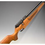 Webley Raider Classic .22 PCP air rifle with textured semi-pistol grip and forend, raised cheek