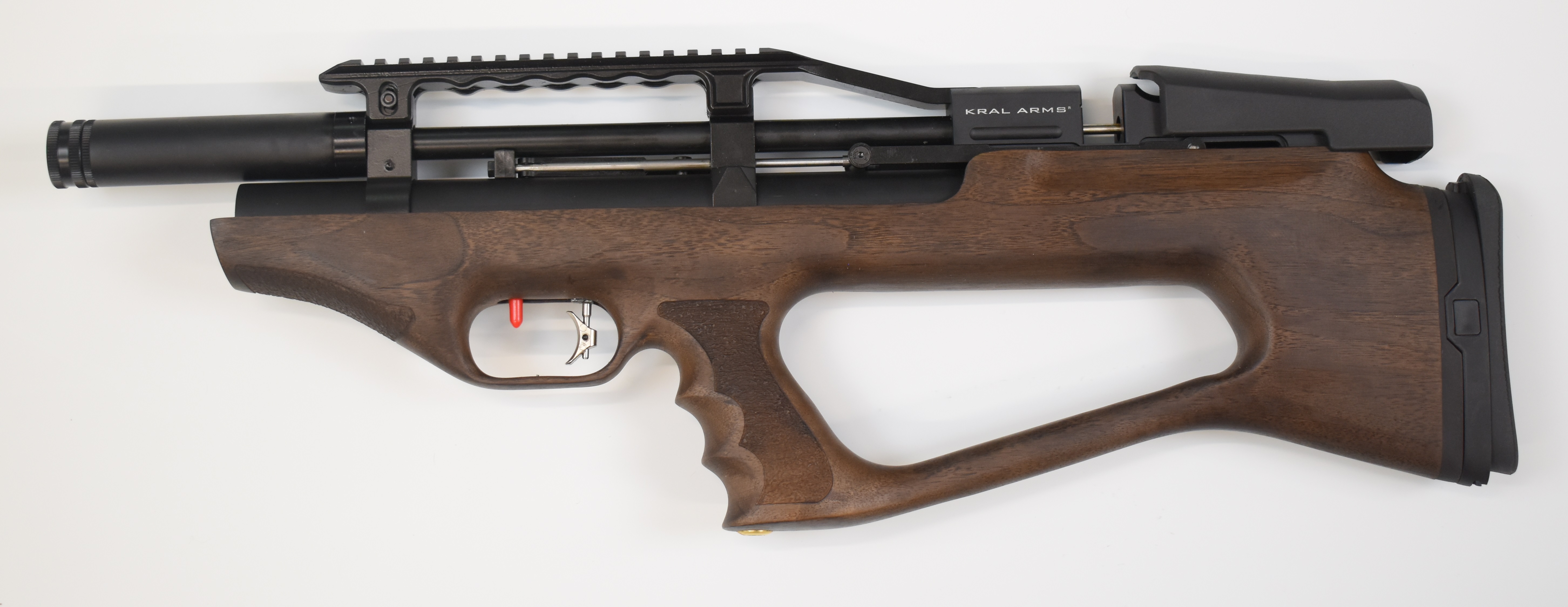 Kral Puncher Empire XS .177 PCP carbine air rifle with textured pistol grip, two 14-shot magazines - Image 6 of 9