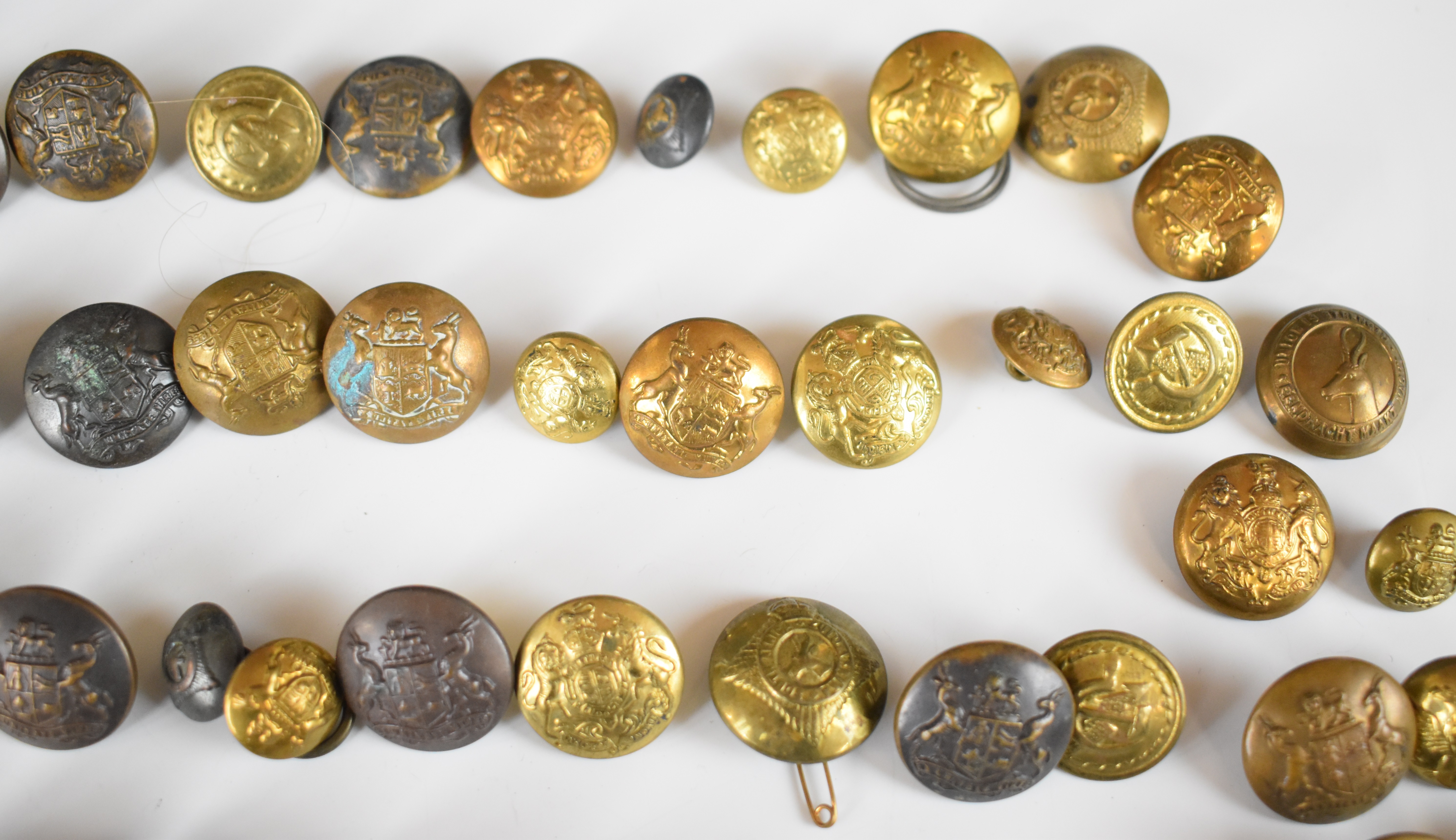 Approximately 100 buttons, mostly South Africa but some Russian, three shooting medals and a - Image 3 of 7