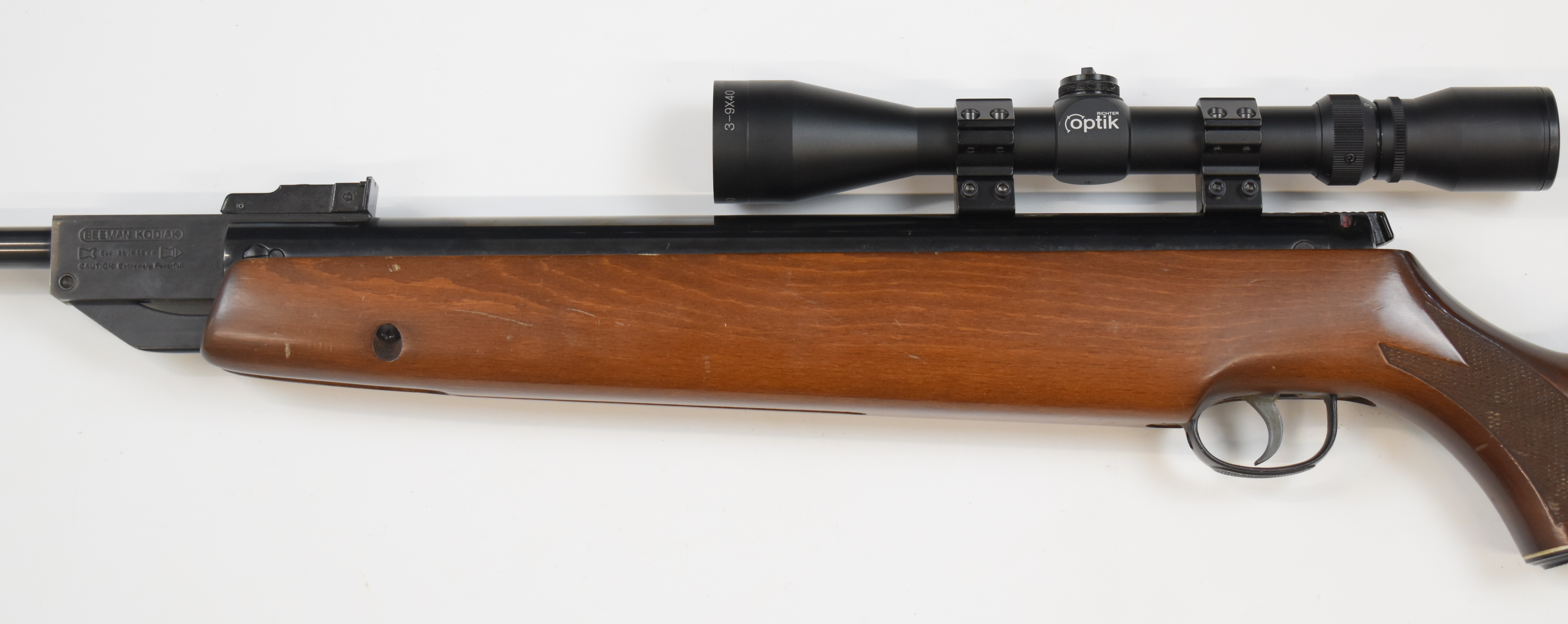 Beeman Kodiak .25 FAC air rifle with chequered semi-pistol grip, raised cheek piece, adjustable - Image 8 of 10