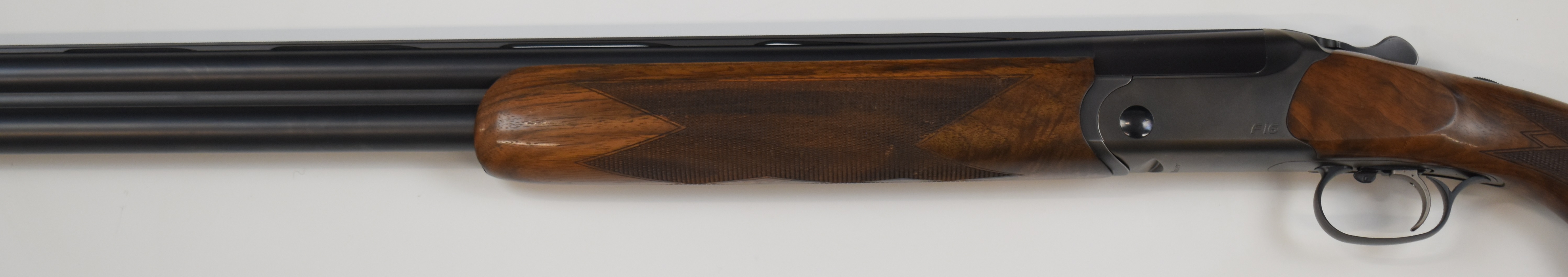 Blaser F16 12 bore over under ejector shotgun with named locks and underside, chequered semi- - Image 20 of 22