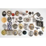 Replica German WW2 Nazi Third Reich badges, insignia and medals including High Seas Fleet, Artillery