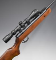 BSA Supersport .22 air rifle with semi-pistol grip, raised cheek piece, adjustable trigger and BSA