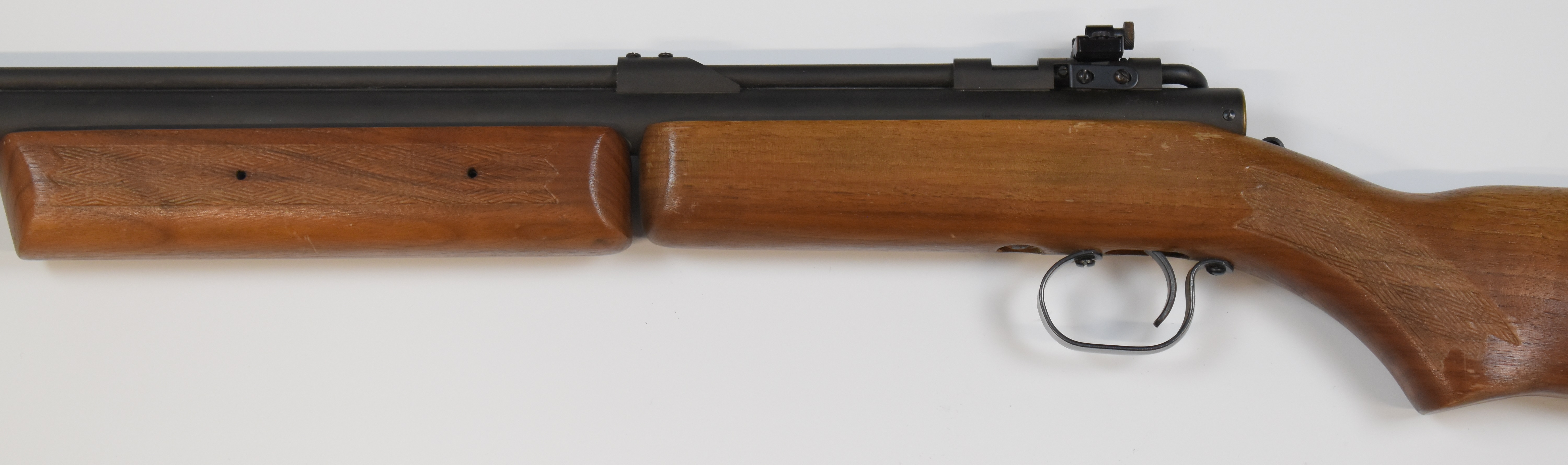 Benjamin Franklin Model 342 .22 under-lever bolt-action air rifle with adjustable sights and - Image 9 of 10