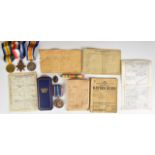 British Army WW1 medal trio comprising 1914/1915 Star, War Medal and Victory Medal named to 38207