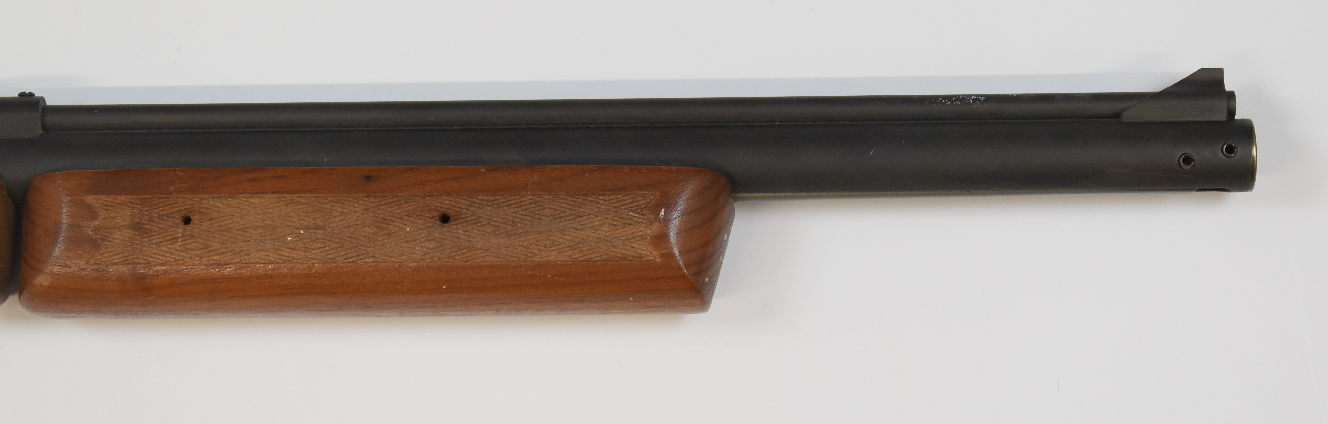 Benjamin Franklin Model 342 .22 under-lever bolt-action air rifle with adjustable sights and - Image 5 of 10